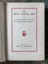 Load image into Gallery viewer, The New Vocal Art by P. Mario Marafioti