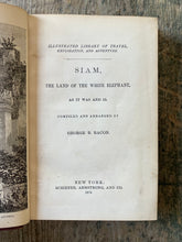 Load image into Gallery viewer, Siam, The Land of the White Elephant, As It Was and Is. Compiled and Arranged by George B. Bacon