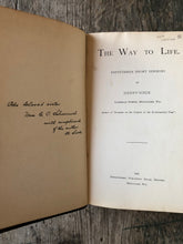 Load image into Gallery viewer, The Way to Life. Fiftythree Short Sermons by Henry Sieck. INSCRIBED.