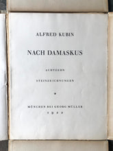 Load image into Gallery viewer, Nach Damaskus: Achtzehn Steinzeichnungen by Alfred Kubin
