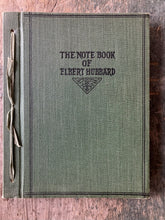 Load image into Gallery viewer, The Note Book of Elbert Hubbard