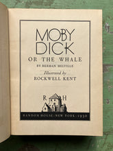 Load image into Gallery viewer, Moby Dick or the Whale by Herman Melville and illustrated by Rockwell Kent