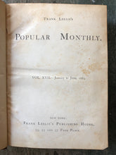 Load image into Gallery viewer, Frank Leslie’s Popular Monthly. Vol. XVII. —January to June, 1884.