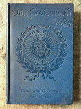 Load image into Gallery viewer, Our Government: How It Grew, What It Does, and How It Does It by Jesse Macy