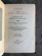 Load image into Gallery viewer, Bards of the Gael and Gall. Examples of the Poetic Literature of Erinn by George Sigerson
