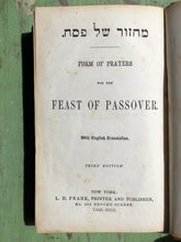 Load image into Gallery viewer, Form of Prayers for the Feast of Passover. With English Translation.

