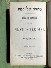 Load image into Gallery viewer, Form of Prayers for the Feast of Passover. With English Translation.