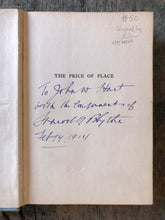 Load image into Gallery viewer, The Price of Place. by Samuel G. Blythe. INSCRIBED BY THE AUTHOR.