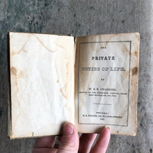 Load image into Gallery viewer, The Private Duties of Life by W. & R. Chambers