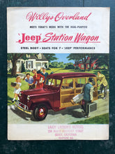 Load image into Gallery viewer, Jeep Station Wagon poster/brochure
