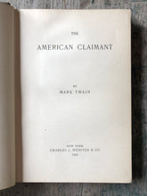 Load image into Gallery viewer, The American Claimant by Mark Twain
