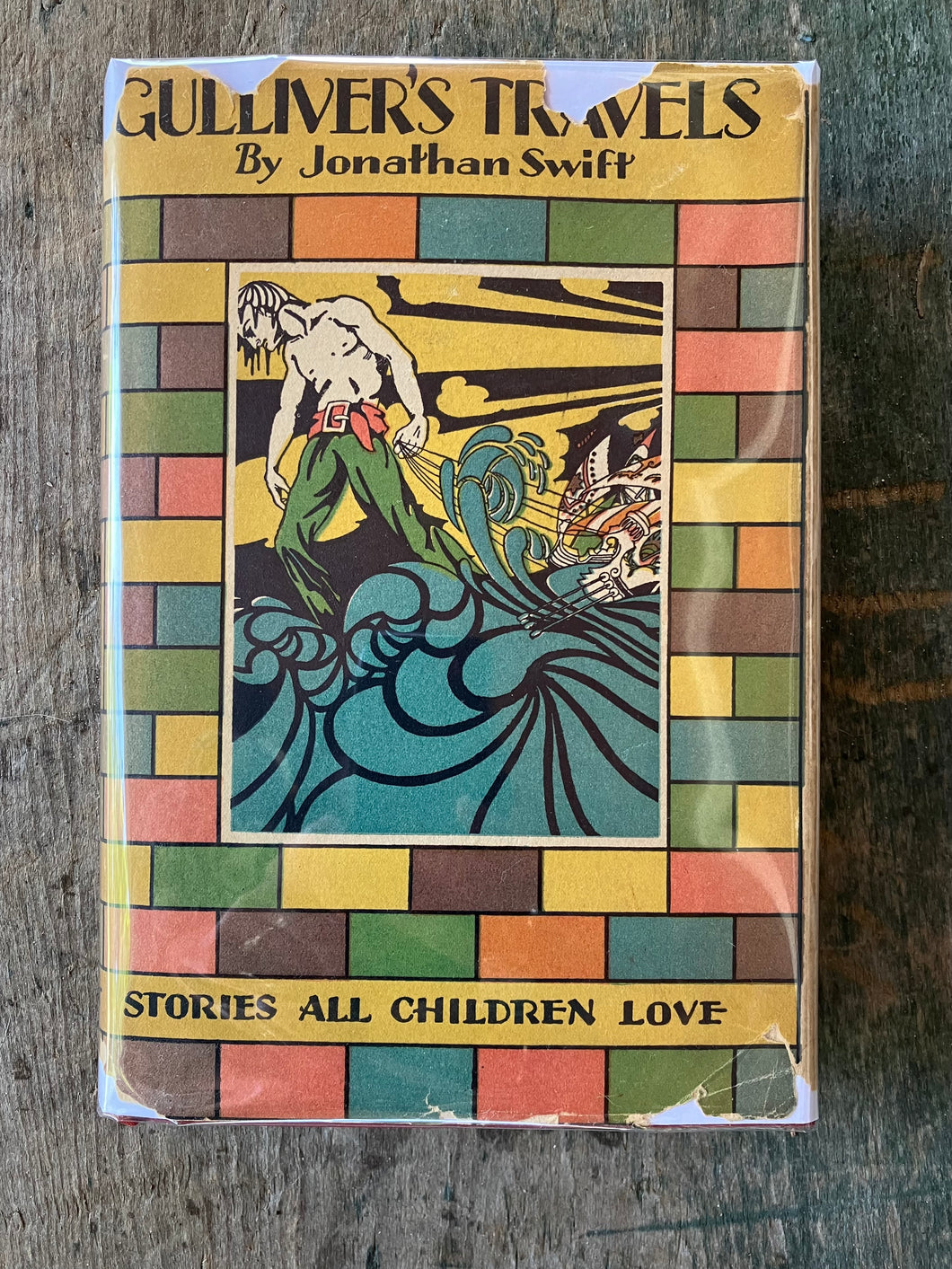 Gulliver's Travels: A Voyage to Lilliput, A Voyage to Brobdingnag by Jonathan Swift with illustrations by F. Sherman Cooke