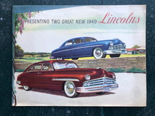 Load image into Gallery viewer, 1949 Lincoln Cosmopolitan poster/brochure
