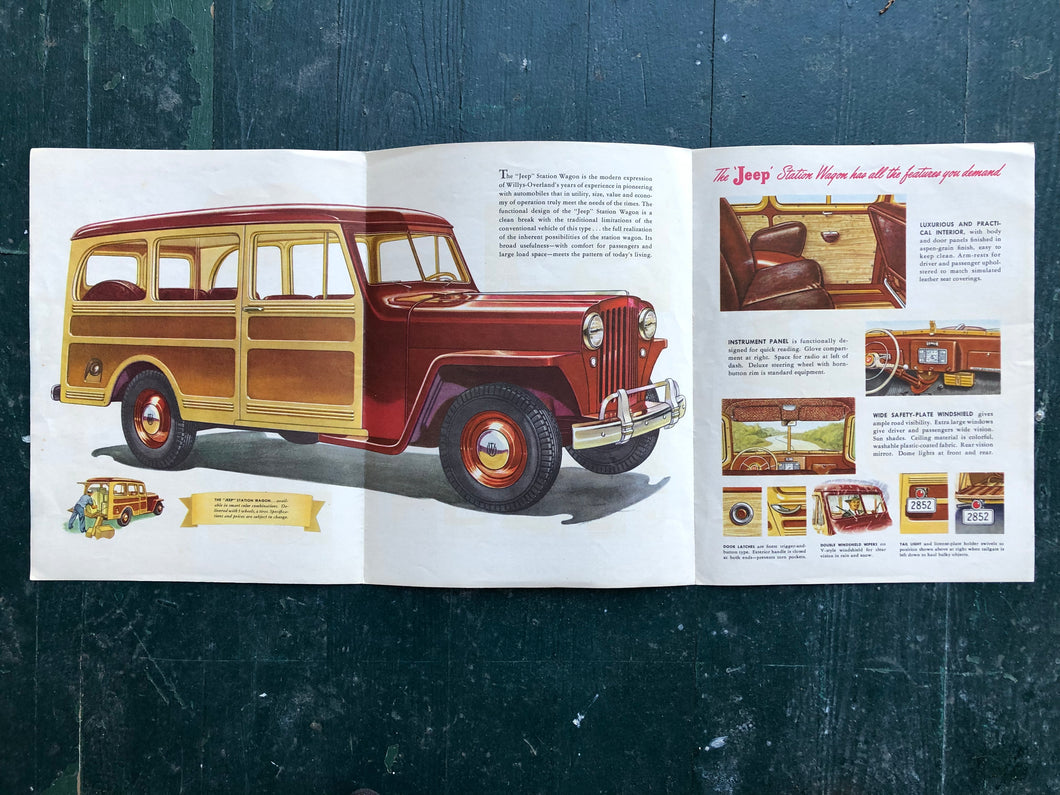 Jeep Station Wagon poster/brochure