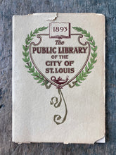 Load image into Gallery viewer, The Central Library Building of the Public Library of the City of St. Louis
