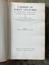 Load image into Gallery viewer, Farmers of Forty Centuries or Permanent Agriculture in China, Korea and Japan by F. H. King
