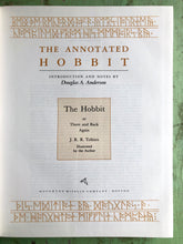 Load image into Gallery viewer, The Annotated Hobbit: The Hobbit or There and Back Again by J. R. R. Tolkien. Introduction and notes by Douglas A. Anderson
