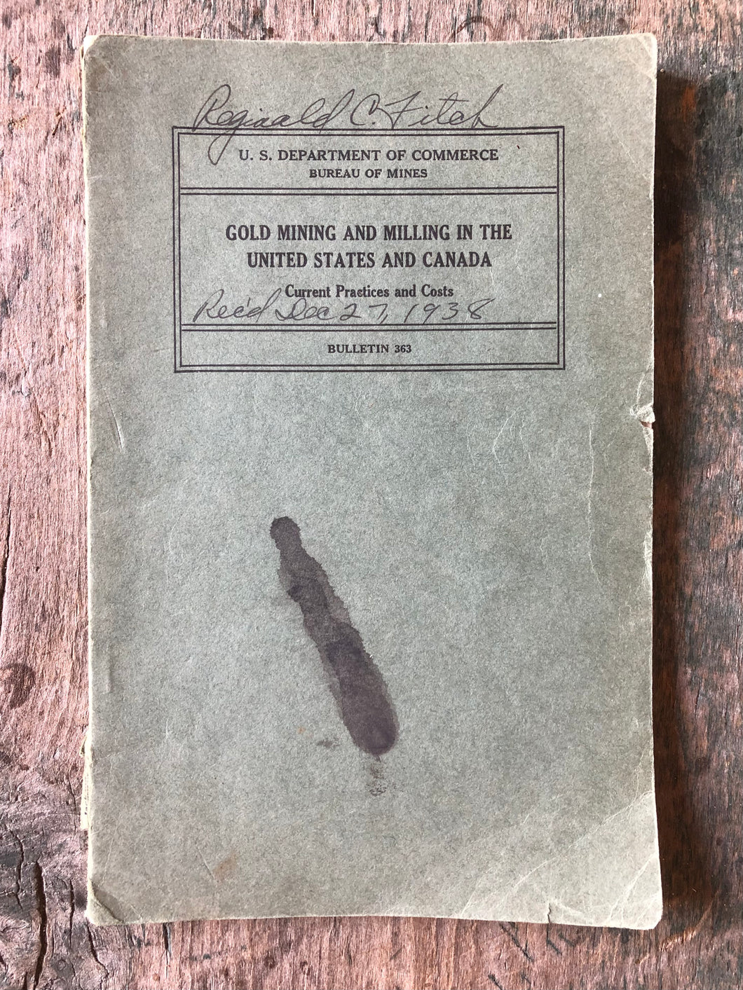 Gold Mining and Milling in the United States and Canada: Current Practices and Costs by Charles F. Jackson and John B. Knaebel. U.S Department of Commerce, Bureau of Mines Bulletin 363