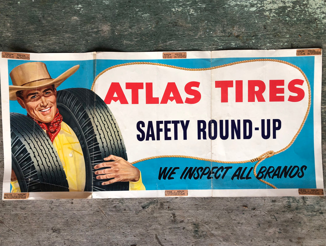 Advertisement Poster For Atlas Tires