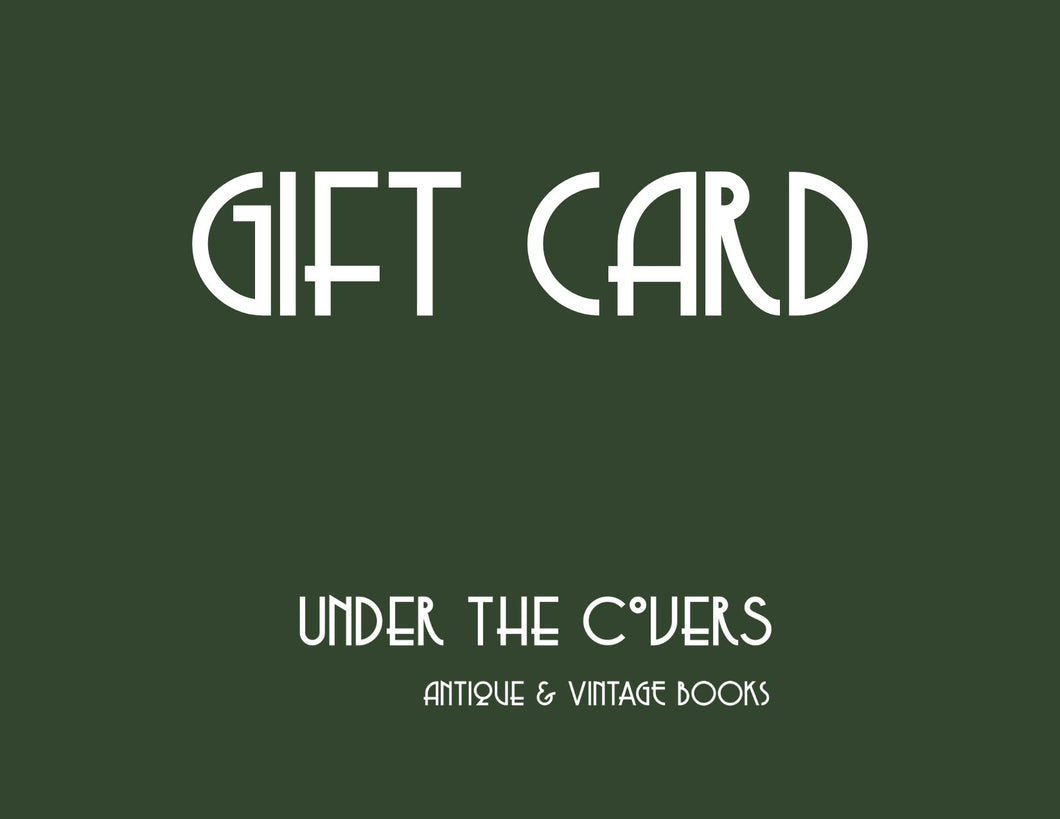 Under the Covers Antique and Vintage Books Gift Card