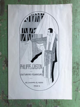 Load image into Gallery viewer, Advertisement for Philippe et Gaston
