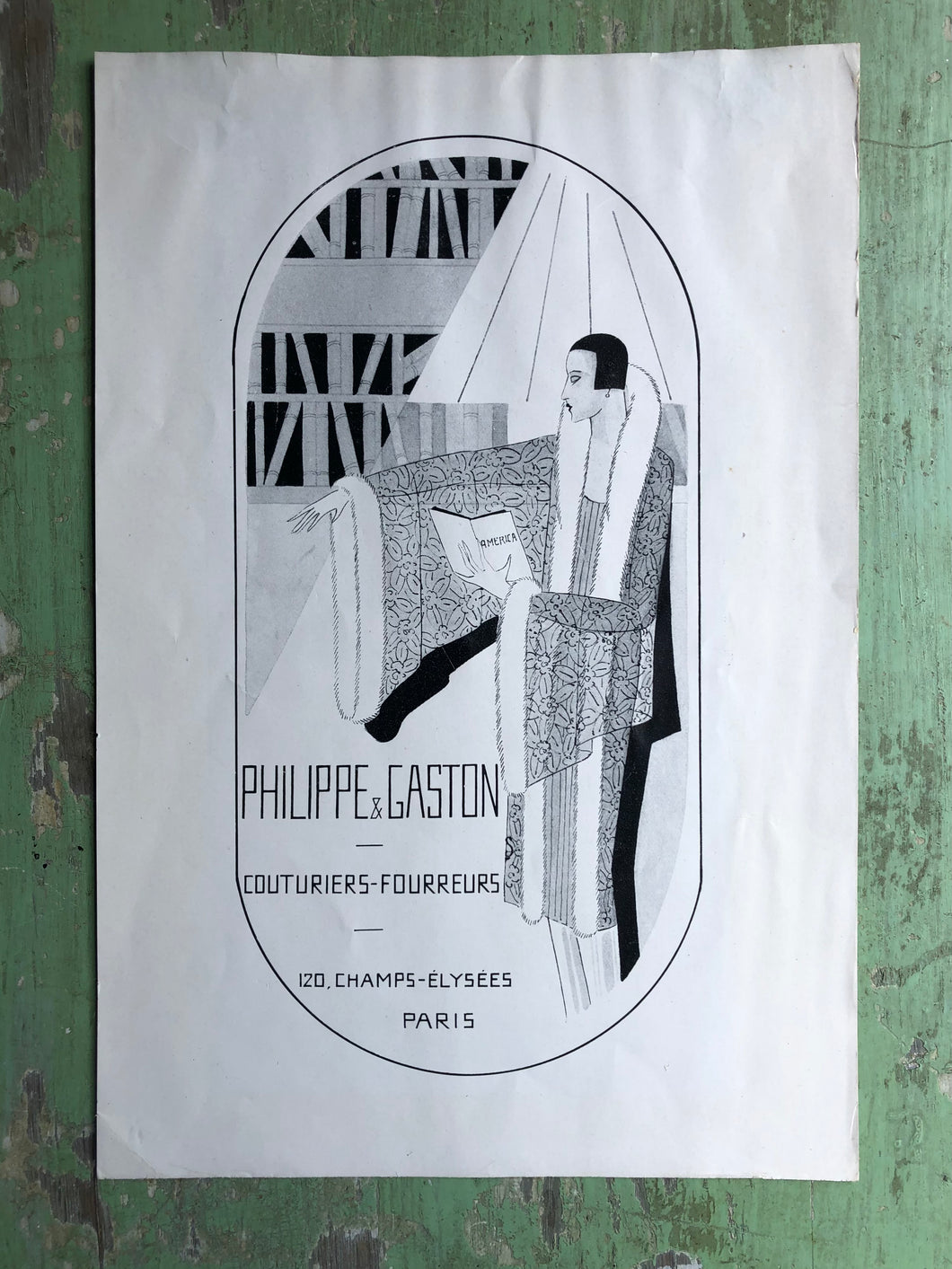 Advertisement for Philippe et Gaston