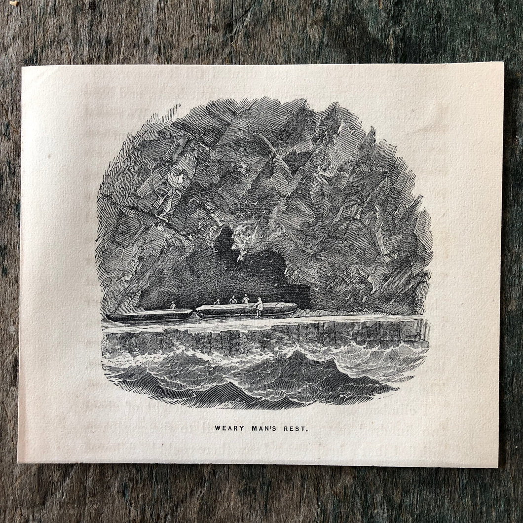 Weary Man's Rest. Print from “Arctic Exploration: the Second Grinnell Expedition to Find Sir John Franklin, 1853, 54, 55” by Elisha Kent Kane