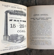 Load image into Gallery viewer, A Handbook to Cotton Spinning. by J. E. Holme
