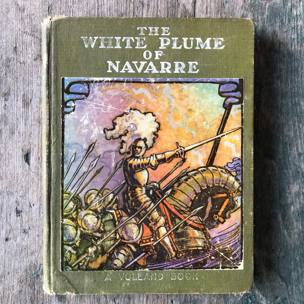 The White Plume of Navarre. by Russell Gordon Carter. Illustrations by Beatrice Stevens