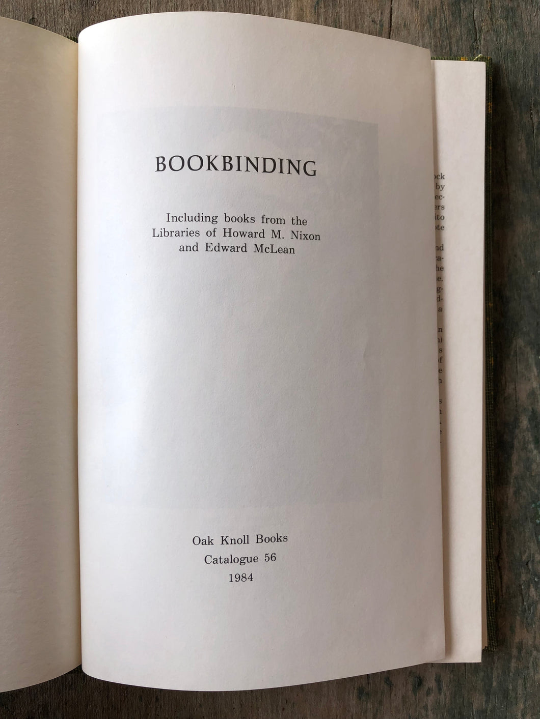 Bookbinding: Including books from the Libraries of Howard M. Nixon and Edward McLean