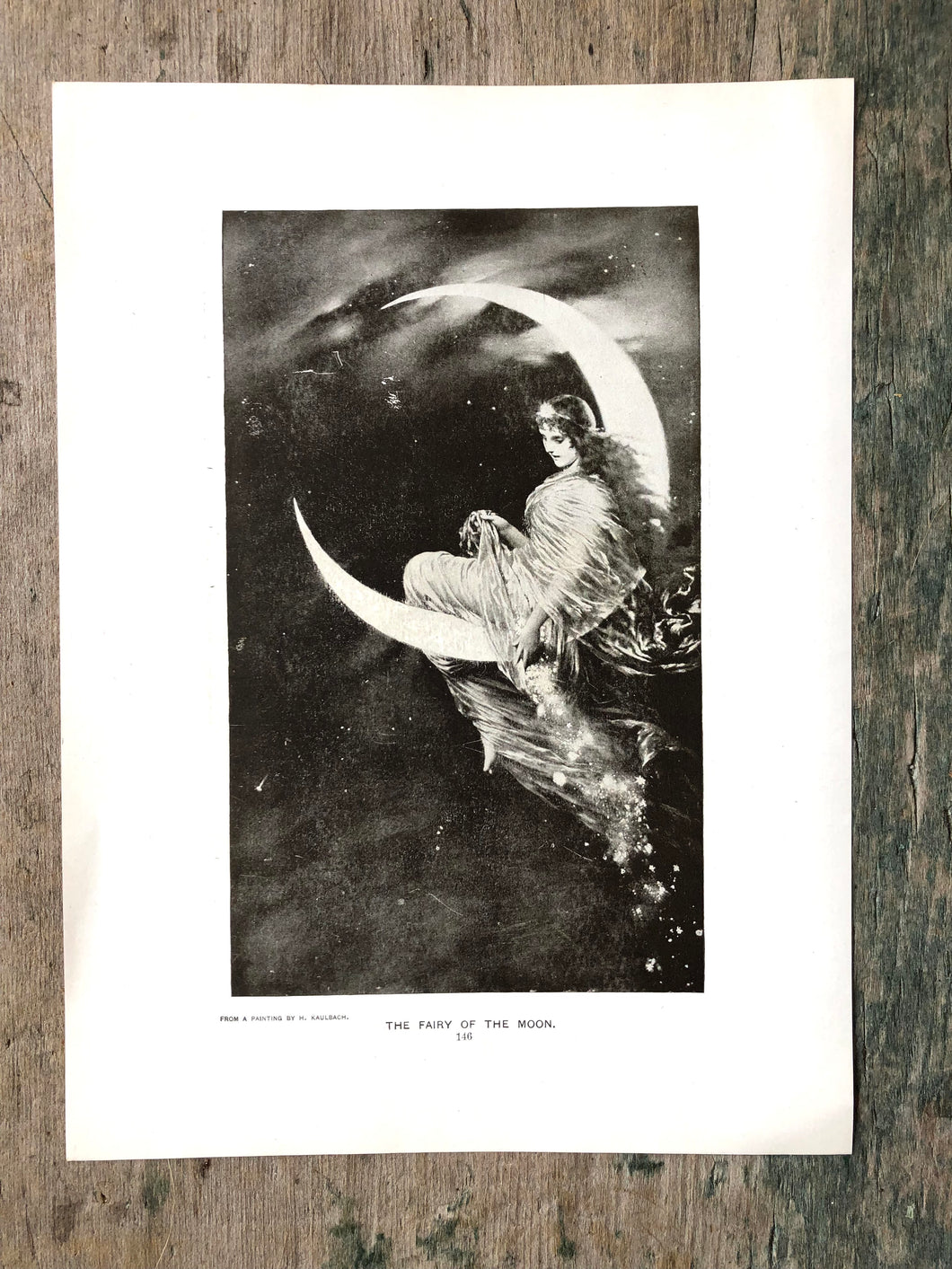 The Fairy of the Moon reproduced from a painting by H. Kaulbach