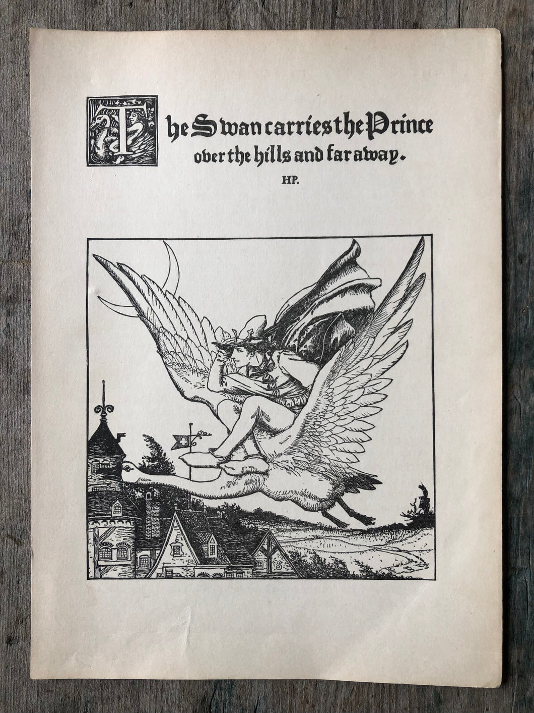 Print from The Wonder Clock by Howard Pyle
