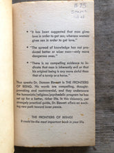 Load image into Gallery viewer, The Frontiers of Being. by Duncan B. Blewett
