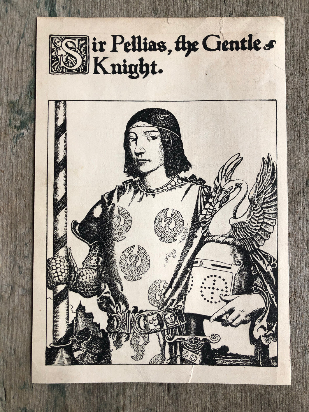 Print from “The Story of King Arthur and His Knights” by Howard Pyle