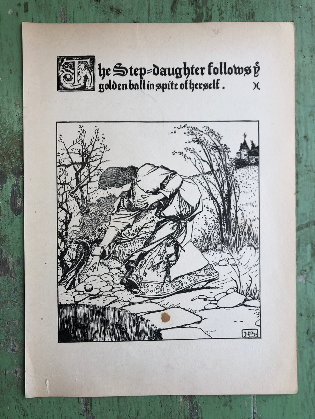 Print from The Wonder Clock by Howard Pyle
