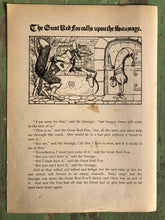 Load image into Gallery viewer, Double-sided Print from The Wonder Clock by Howard Pyle
