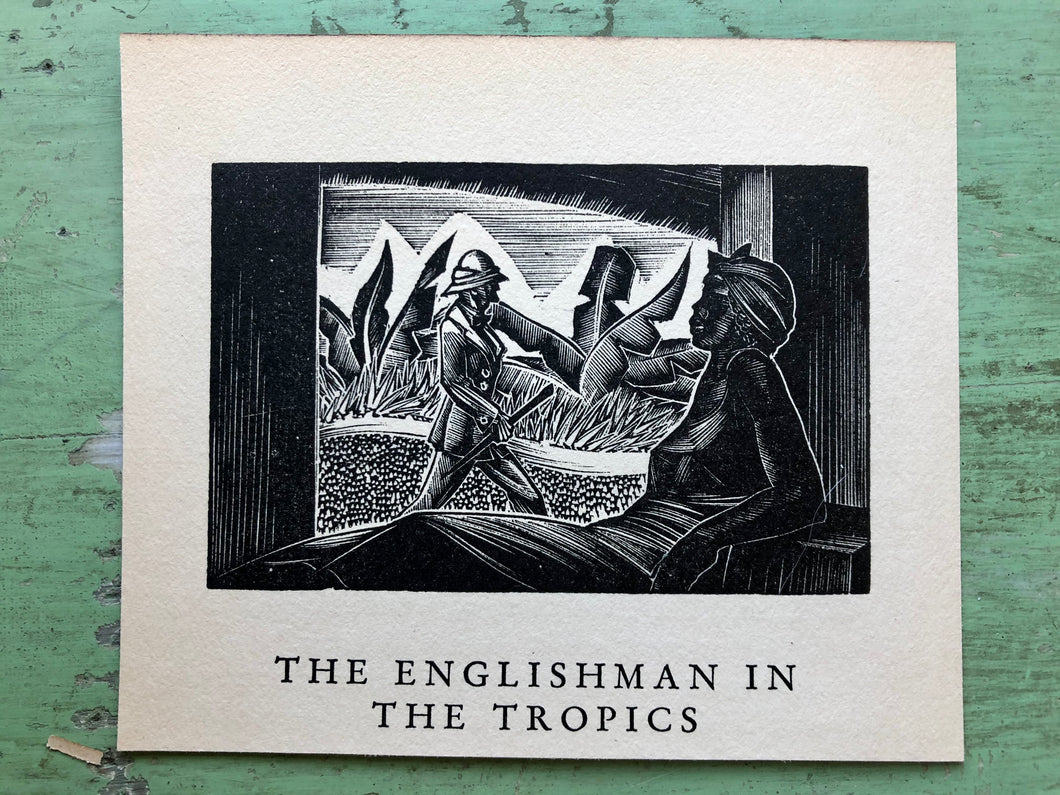 Woodcut Print by Lynd Ward from “Hot Countries” by Alec Waugh