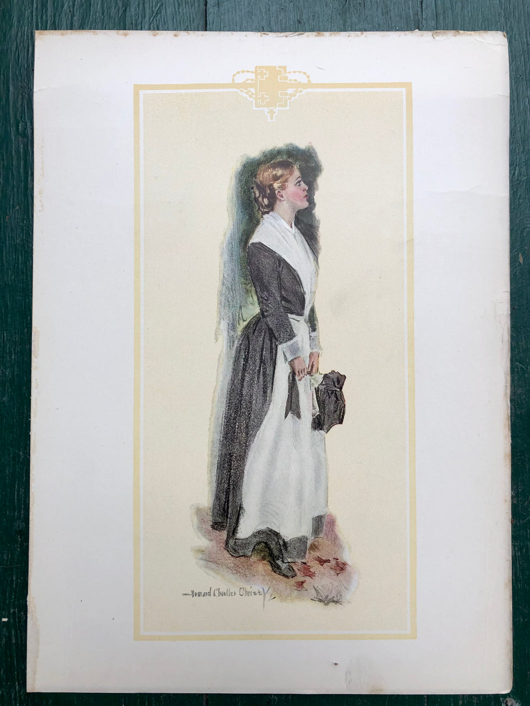 Print from “The Christy Girl” drawn by Howard Chandler Christy