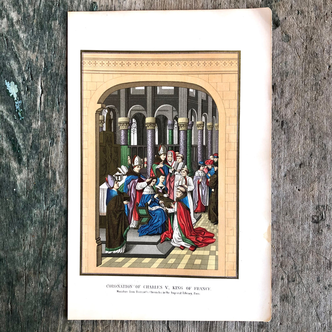 Chromolithograph from “The Arts in the Middle Ages, and Art Period of the Renaissance” by Paul Lacroix