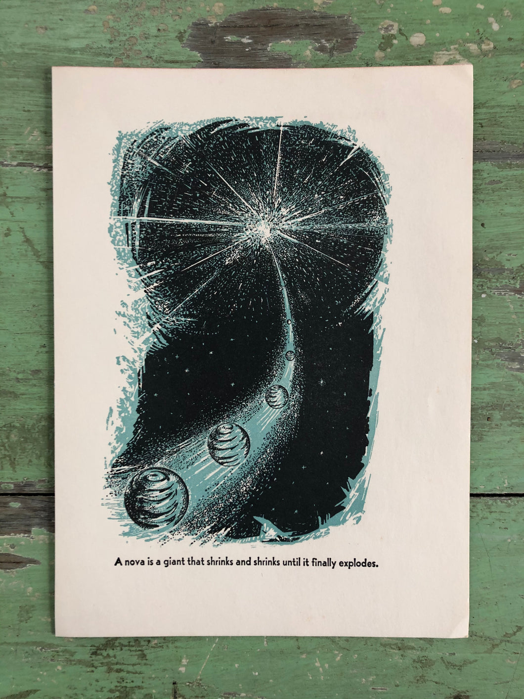 Print from “All About the Stars” illustrated by Martin Bileck
