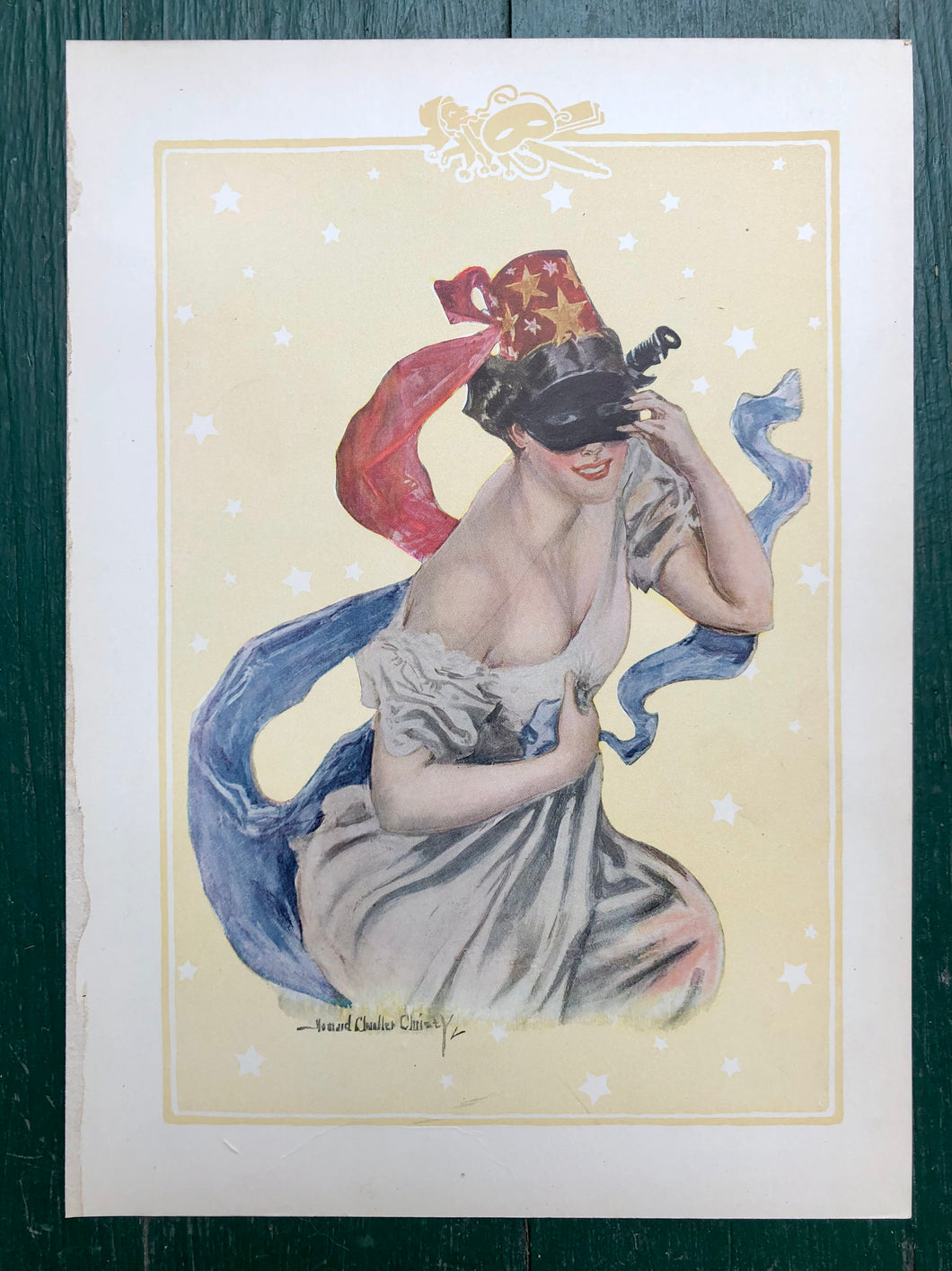 Print from “The Christy Girl” drawn by Howard Chandler Christy