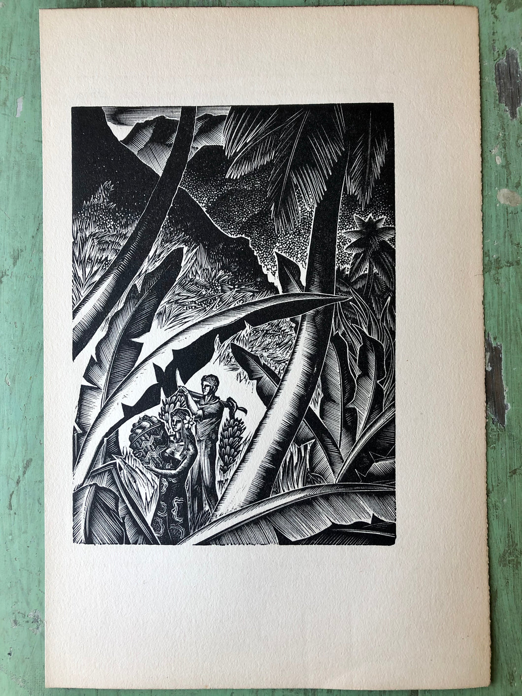 Woodcut Print by Lynd Ward from “Hot Countries” by Alec Waugh