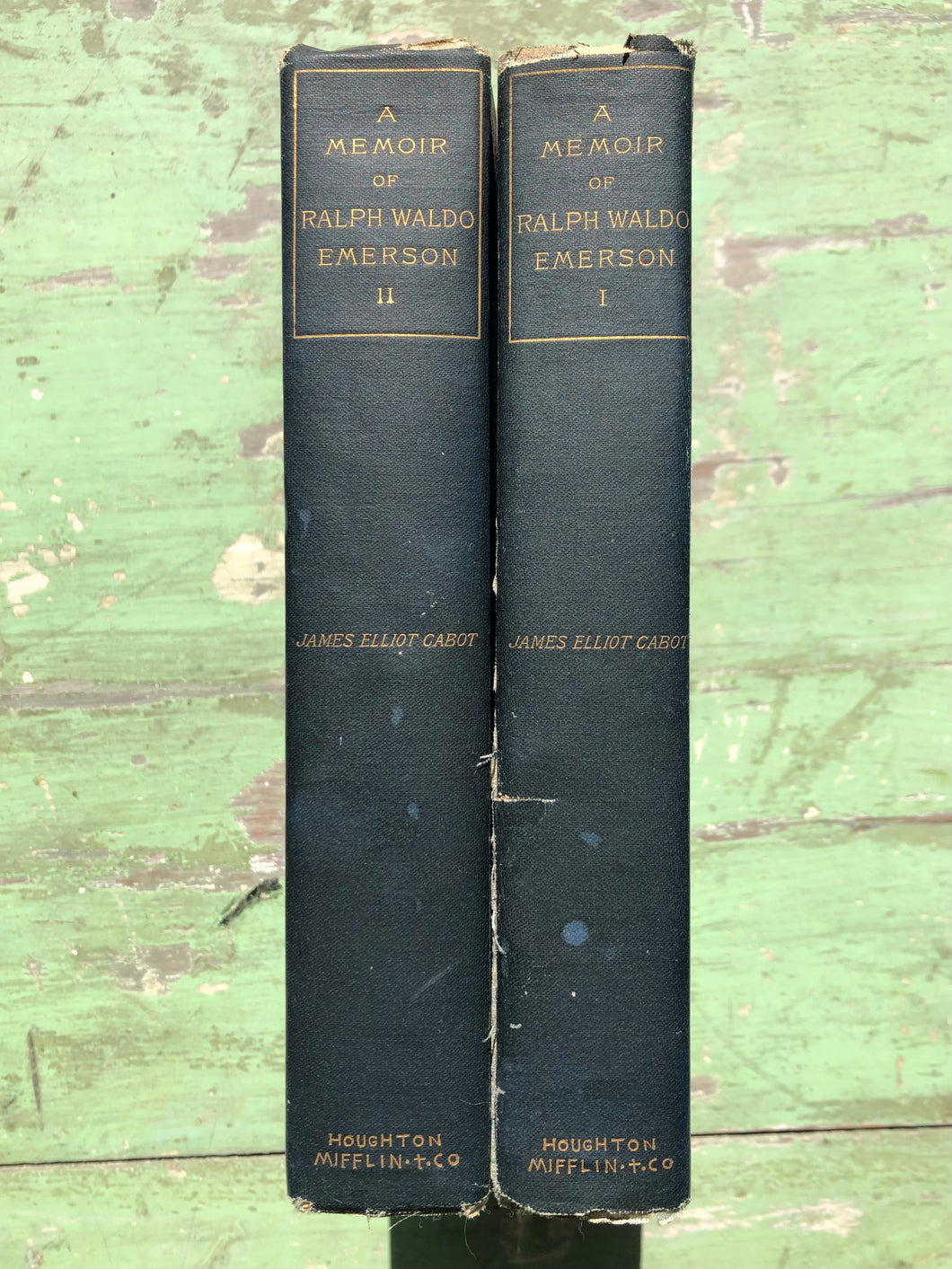 A Memoir of Ralph Waldo Emerson. Two Volume Set. by James Elliot Cabbot