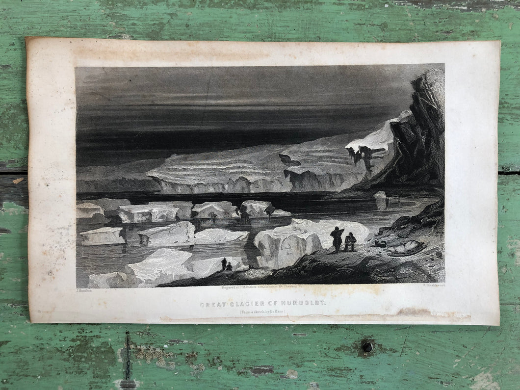 Print from “Arctic Exploration: the Second Grinnell Expedition to Find Sir John Franklin, 1853, 54, 55” by Elisha Kent Kane