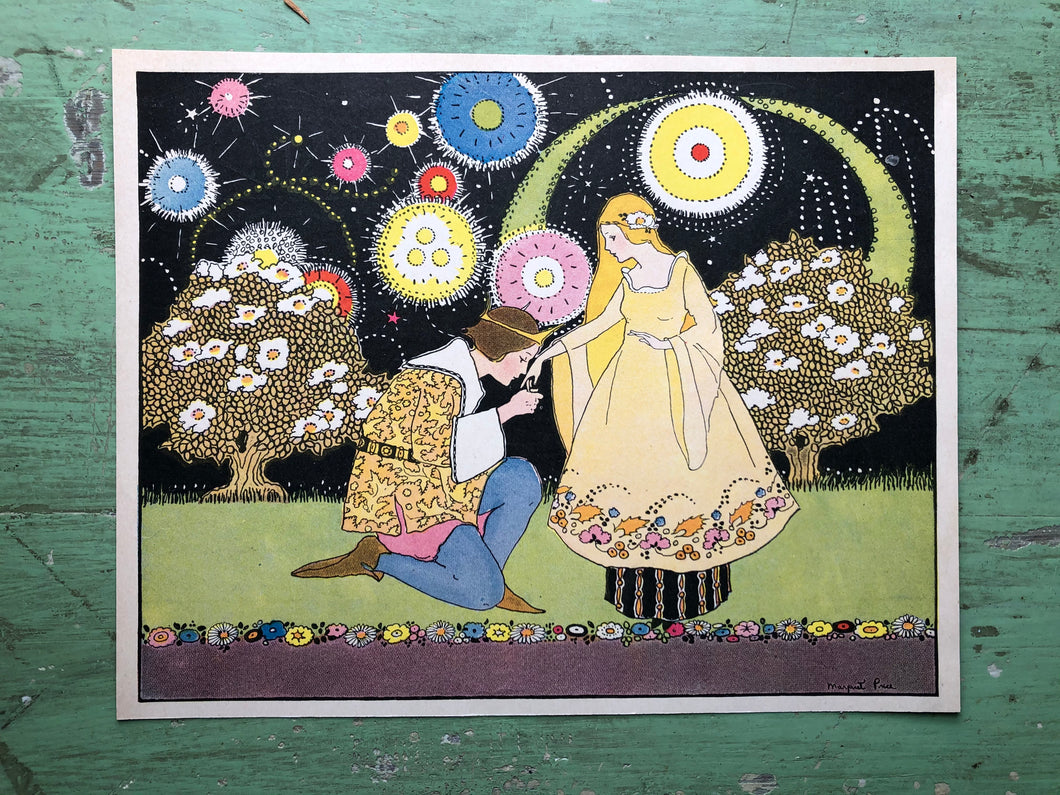 Print illustrated by Margaret Evans Price from “Once Upon a Time: A Book of Old-Time Fairy Tales”