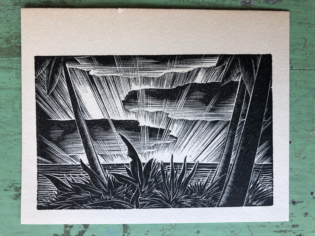 Woodcut Print by Lynd Ward from “Hot Countries” by Alec Waugh