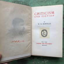 Load image into Gallery viewer, “Criticism and Fiction” by W. D. Howells
