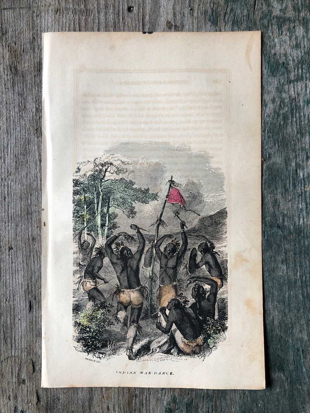 Hand-Colored Plate from The Indian Races of North and South America by Charles De Wolf Brownell