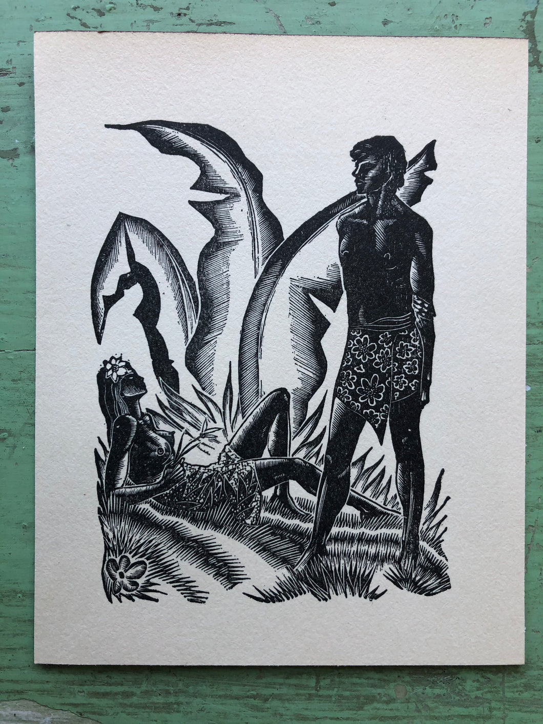 Woodcut Print by Lynd Ward from “Hot Countries” by Alec Waugh