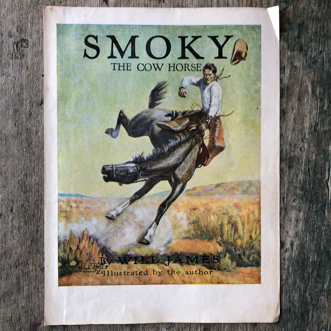 Print from “Smoky: The Cow Horse” written and illustrated by Will James